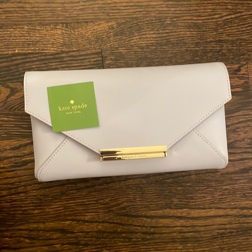 kate spade new york Wedding Belles Charla Clutch in Periwinkle